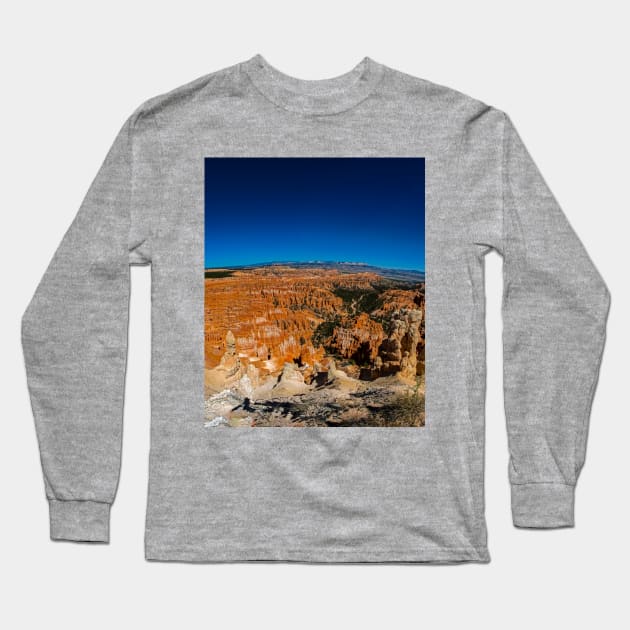 The Bryce Amphitheater, Bryce Canyon National Park Long Sleeve T-Shirt by BrianPShaw